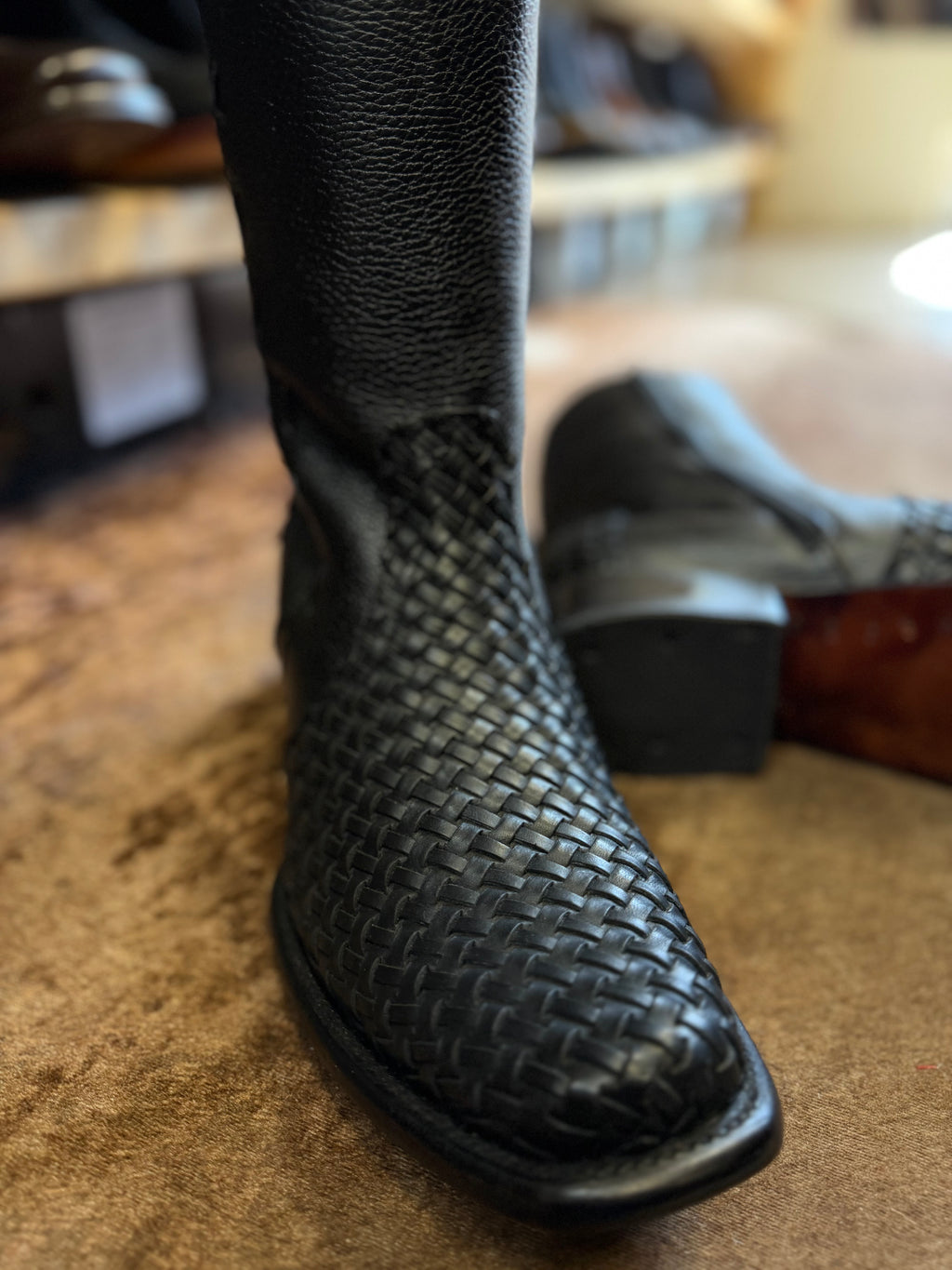 Media bota petatillo para hombre