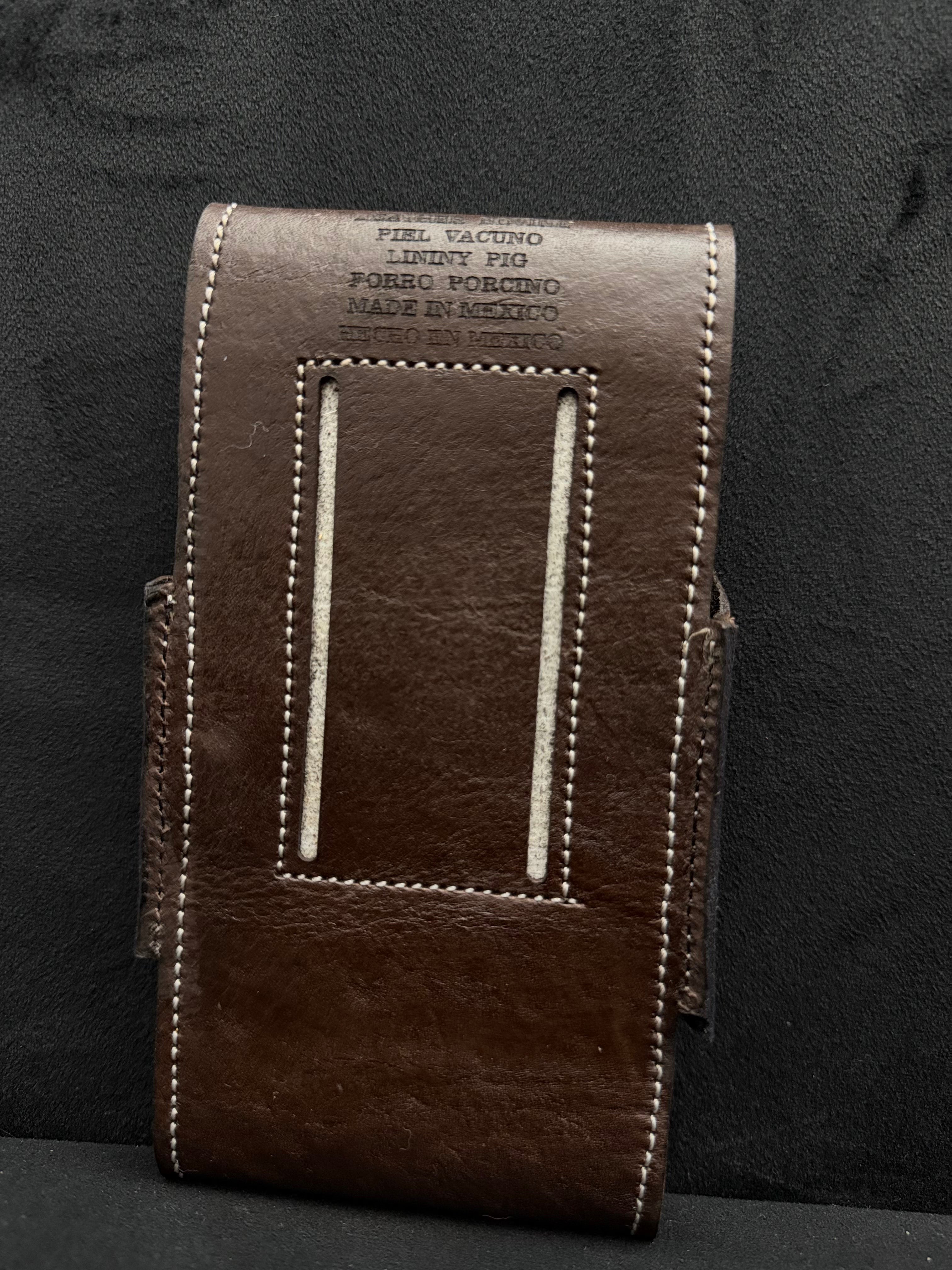 Funda para teléfono de pelo de vaca