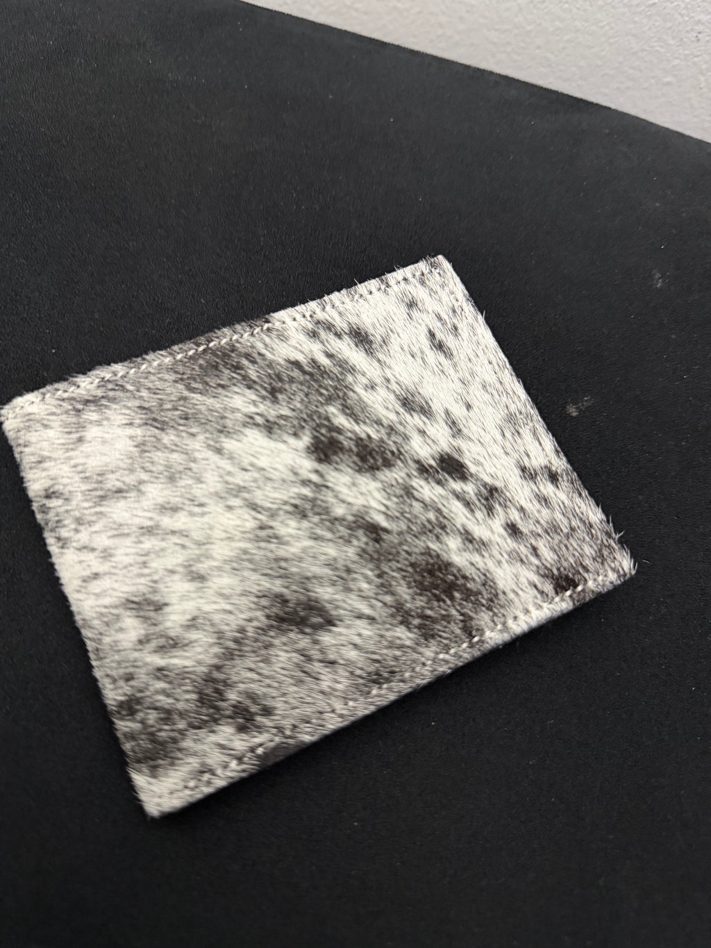Cartera para hombre de pelo de vaca